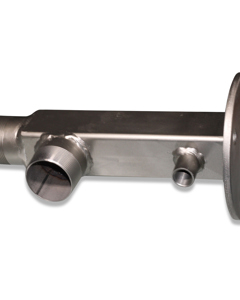 Pipe manifold SST - piece part flange / 1 x 1/2" / 2 x 2"